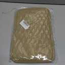 Car Center Console Cover, Car Arm Rest Cover with Side Storage Bags, 7.8In x 12.1In Universal for Most Cars, Trucks and Vans (Beige)