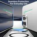 Magnetic Ultra Thin Frosted Designed for iPhone 16 Pro Max Phone Case 6.9 inch(2024) Slim Minimalist Lightweight Matte Hard PC Compatible with Magsafe Cover Protective Bumper Case-Silvery