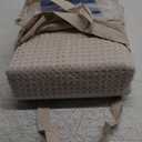 Bedsure Cotton Duvet Cover Queen - 100% Cotton Waffle Weave Linen Color Duvet Cover Queen Size, GentleSoft and Breathable Bedding Set for All Season, 3 Pieces, 90"x90"