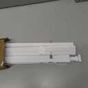 LazBlinds No Tools No Drill 1" Vinyl Mini Blinds, Cordless Blinds for Windows, Light Filtering Horizontal Window Blinds & Shades, 26 1/2" W x 48" H, White