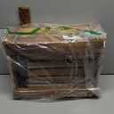 Leinuosen 4 Pcs Decorative Wood Crates for Storage Display, 4 Sizes Rustic Wooden Nesting Crates with Handles, Large Small Brown Farmhouse Boxes for Wedding Birthday Home Decorations