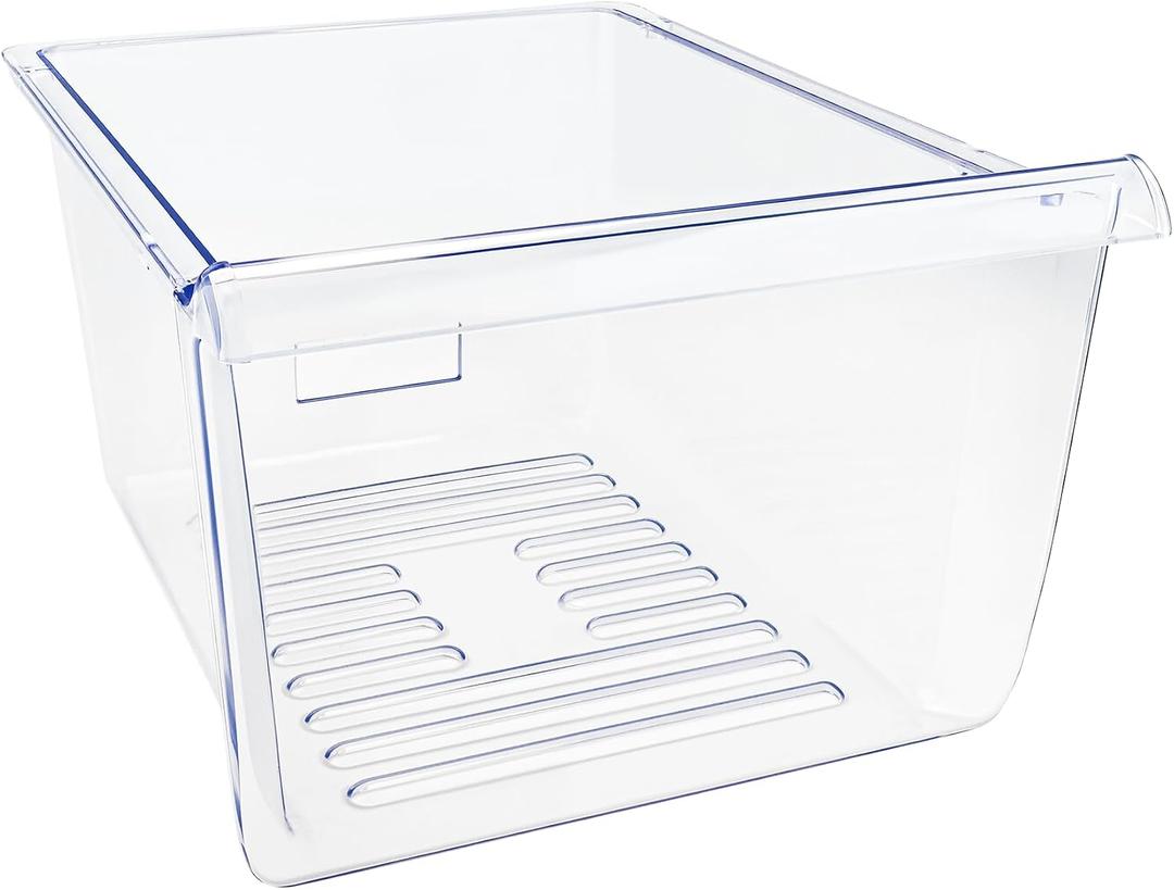 WP2256704 Refrigerator Crisper Drawer (clear) Compatible with whirlpool, kenmore, amana, maytag etc. Refrigerator Crisper Pan 2256704 replace 1469225, PS11739936, AP6006849, EAP6006849 etc.