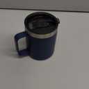 ALOUFEA 12oz Stainless Steel Insulated Coffee Mug with Handle, Double Wall Vacuum Travel Mug, Tumbler Cup with Sliding Lid, Navy