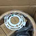 Mini Hemp Rope Woven Pendant Light Woven Light Fixture Boho Chandelier Light Fixture Wicker Pendant Light Rattan Light Pendant Dome Wicker Chandelier for Bedroom Kitchen Island(Bulb Incl.) (8.7" Natural)