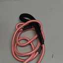 Strong Slip Rope Dog Training Leash (6ft) - Heavy Duty Durable Braided Nylon Lead with Rubber Stopper & Padded Handle - No Pull Walking for Medium Large Dogs (Pink, 1/2" x 6ft)