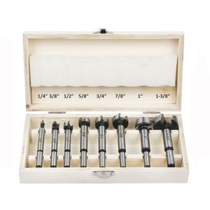 Forstner Bit Set 8Pcs - Forstner Bits for Wood, Wood Drilling with Storage Case (8 Pcs Set)