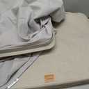 Joseph Joseph Tota 90 liter/23.8 gallon Laundry Hamper Separation Basket with lid, 2 Removable Washing Bags with Handles - Ecru