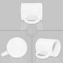 MR.R Set of 36 Sublimation Blanks Dishwasher White Ceramic Coffee Mugs 11oz Blank Ceramic Classic Drinking Cup Mug For Milk Tea Cola Water, 9 Cm X 7 Cm