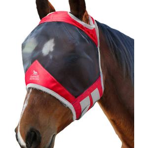 Harrison Howard CareMaster Pro Luminous Fly Mask Large Eye Space Standard Ruby M Cob