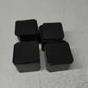 Bed Risers Furniture Risers Heavy-Duty Rectangular Adjustable Block Lift to 3 inches and 4.3 inches Desk, Sofa, Chair Legs, Refrigerator, Washing Machine Support up to 4000 Pounds (Two Layers 3 inches, Black-Square)