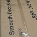 Art3d 10-Pack Smooth Drop Ceiling Tile 2ft x 4ft - Fire-Rated, Waterproof, Reusable - Premium PVC, No Sag and Breakage - Cover 80 Sq. Ft, White (24*48)