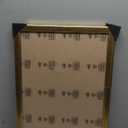 Poster Palooza 10x16 Frame Gold Antique Solid Pine Wood Picture Frame with UV Acrylic Plexiglass, Foam Board Backing & Hanging Hardware Included