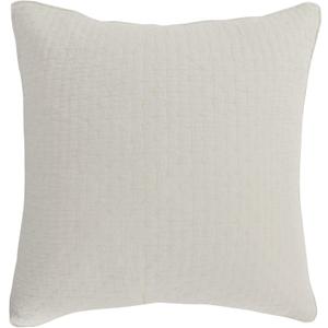 Levtex Home - Cross Stitch Cream - Euro Shams Set of Two - (26x26in.), No Insert - Cross Stitched Pattern - Cotton Fabric Levtex Home - Cross Stitch Cream - Euro Shams Set of Two - (26x26in.), No Insert - Cross Stitched Pattern - Cotton Fabric
