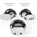 Kawaye for Meta Quest 3S/Quest 2/Quest 3 Head Strap, Double Knobs Adjustable Elite Strap Replacement,VR Headset Strap with Two Large Support Pad Enhanced Support, Reduce Pressure