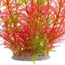 Aquarium Plastic Plants Large, Artificial Plastic Long Fish Tank Plants Decoration Ornaments Safe for All Fish 21 Inches Tall (J07 Pink)