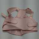 Fit Geno Posture Corrector for Women: Adjustable Lightweight Upper Back Brace for Neck Shoulder & Upper Back Pain Relief - Improve Posture Correct Hunchback Slouching Kyphosis Invisible Under Clothes (M/L Under Bust 32"-45") (Pink)