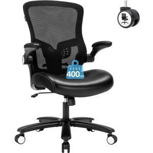 Office Chair, Ergonomic Desk Chair with Adjustable Lumbar Support, High Back Mesh Computer Chair with Heavy Duty Metal Base, Executive Chair for Home Office