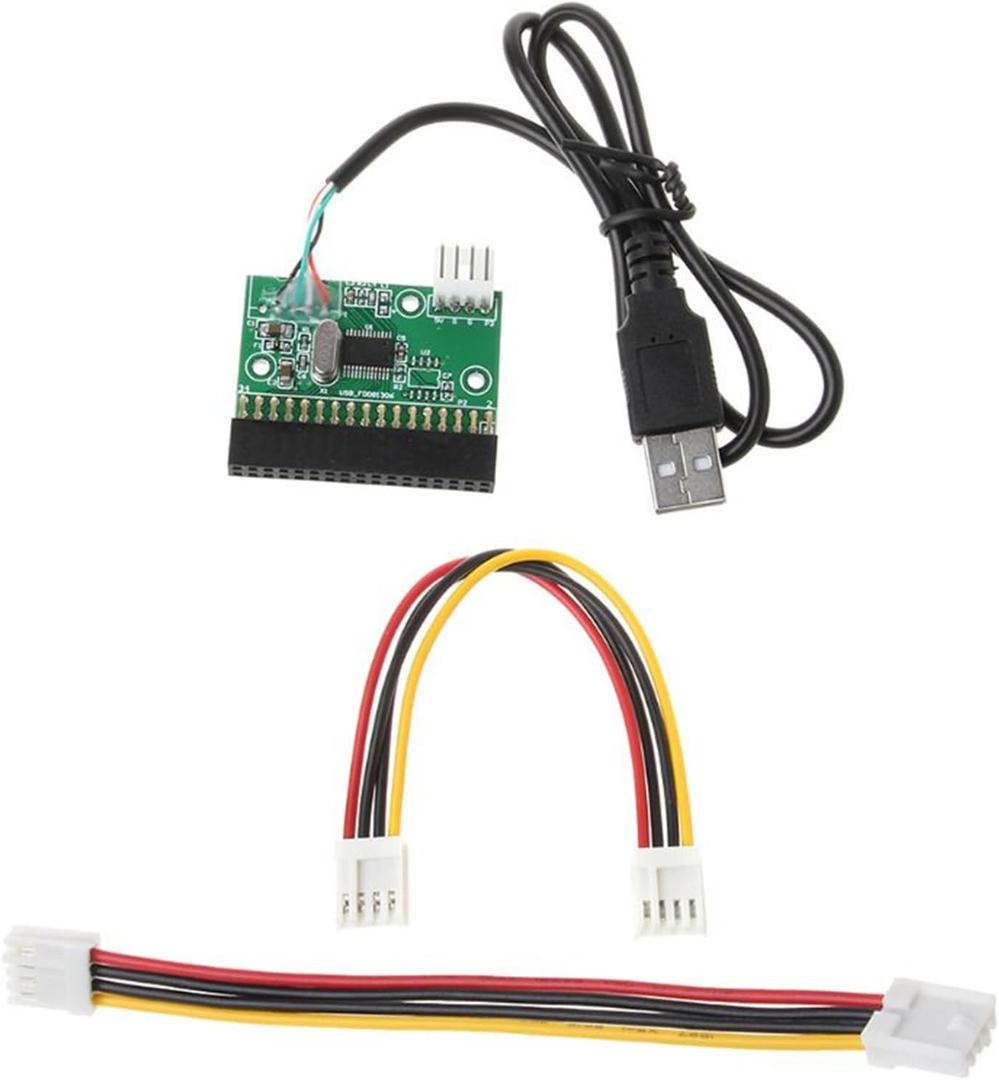 3.5inch Floppy Drives Connector 34Pin 34P to USB Cable Adapter PCB Board with Power Cable USB to 34 Pin Floppy Drives