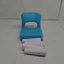 Plastic Toddler Chair, Durable and Lightweight Kids Chair, 9.3" Height Seat, Indoor or Outdoor Use for Toddlers Boys Girls Ages 2 and Up (Blue)