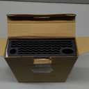 Magnetic Universal Knife Block Holder, Magnetic Aluminum Knife Holder for Refrigerator with Slots for Scissors and Sharpening Rod Storage Stand Display Unique Slot Design to Protect Blade