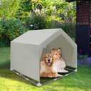 Dog Shade Shelter Outdoor Large Tent Dog House for Large Dogs, Outdoor Dog Tent, Outside Sun Rain Canopy Pet House for Cats, Rabbits and Other Pets.