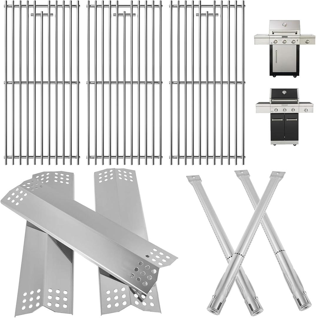 720-0953 Grill Parts for KitchenAid 3-Burner 720-0787D 720-0953A 720-0953B 720-0953C 720-0953D 720-0953E 720-0953F 720-0953L Grill Grates, Heat Plates & Burners for Kitchen Aid Grill Replacement Parts