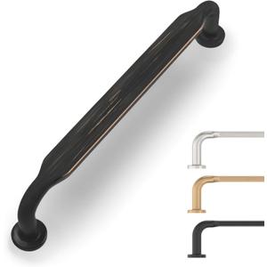 9BUILD 10 Pack Oil Rubbed Bronze Cabinet Pulls 5 Inch Kitchen Cabinet Handles Cabinet Hardware Kitchen Handles for Cabinets Cupboard Handles