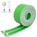 Flex Tracks 15 Ft for Kids Starter Set, Flexible Race Car Ramp Track with Suction Cups Compatible with Diecast 1/64th Cars for Ages 3 & Up (Green & White)