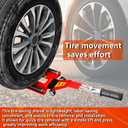 Upgraded Portable Effortless Tire Jack Disassembly Tool, Tire Jack Tool with Roller Plate [Extended Version] (EXP 06/13/30)