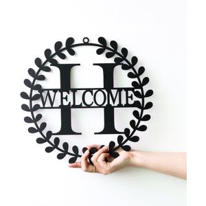 12 Inch Metal Letters H Home Wall Art Decor, Engagement Gifts for Couples, Garden Christmas Decor, Patio Outdoor Decorations, House Warming Gift New Home, Bridal Shower Gift, Bathroom Wall Christmas Decoration Gift
