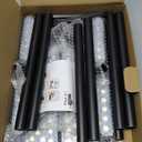 8 Pack Solar Pathway Lights Outdoor, Bright LED Solar Landscape Lights, Waterproof Solar Garden Lights for Yard, Patio, Walkway, Lawn, Driveway(Warm White, 8 Pack)