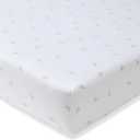 Burt's Bees Baby Essential Organic Cotton Fitted Crib Sheet, Breathable for Boy Girl Standard Crib & Toddler Mattresses (1-Pack, Pink Golden Bee)