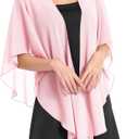 Shawls and Wraps for Evening Dresses Sheer Chiffon Women Elegant Soft Silky Scarf Scarve Wedding Bridal Stole