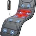 CuPiLo Full Body Massage Mat, Massage Pad with 10 Vibrating Motors for Pain Relief, Back Massager with Heat, Full Body Massage for Back, Lumbar,Leg, Gifts for Men Women, Long 67"