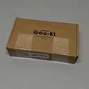 Goo-Ki Vintage Retro Antique Brass Zinc Alloy Cabinet Handles - 5.03''(128mm) Hole Center Striped Decorations Cabinet Pull Hardware for Bedroom, Kitchen,