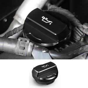 Bevinsee Engine Oil Fill Cap 06K103485C Mk7 GTI Compatible with Audi A3 A4 A5 A6 TT EA888 Gen 3 Compatible with VW Beetle Passat Tiguan Replacement 06K103485A Aluminum Black