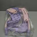 3-in-1 Potty Training Seat & Training Toilet & Potty Chair, Height AdjustableToddler Toilet Seat for Kids, Foldable Potty Training Toilet with Splash Guard & Anti-Slip Steps (Purple)