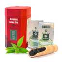 BACH TRA Premium Green Tea Buds Loose Leaf 10 Vacuum Seal Bags | Fresh, Fragrant & Rich Flavor | Handpicked & Naturally Fresh | No Sugar Added | ISO HACCP Certified, Best By 10/06/2026 