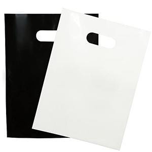 Amazon.com: Choice Marts 200 Black & White Bags for Small Business 100 Black and 100 White 1.5Mil Thick 9"x12" Perfect for Merchandise Retail And Boutique Thick Glossy With Handles : Industrial & Scientific