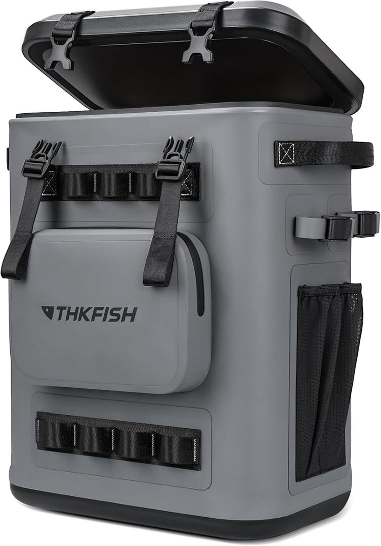 THKFISH Magnetic Backpack Cooler Insulated Leak Proof for Men Camping, Medium