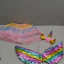 Fairy Unicorn Wings Costume for Toddler 4-8 Birthday Party Favors Gifts, Halloween Costume Christmas Cosplay Set