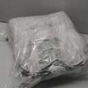 Chair Cushions for Dining Chairs Set of 4, Kitchen Chair Cushions, Chair Pads with Ties and Non Slip Backing, Tufted Memory Foam Seat Cushion 4 Pack, 15.5" x 15.5" x 4", Light Gray