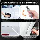 White Car Paint Touch Up Pen, Color Accurate Touch Up Paint for Cars, Professional Automotive Scratch Repair, Lasting Auto Scratch Remover, Fast Dry, Easy to Use, Safe and Washable, Versatile Use