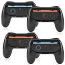JoyHood 4 Pack Hand Grips Compatible with Switch 2 Console Grip, Ergonomic Hand Grip Handle Kit Accessories fits Switch 2 Controller, FOR Switch 2 ONLY (Black)