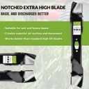742-05535 Mulching Mower Blades for MTD Craftsman Troy Bilt T100 T85 Pony 36T 42-Inch 490-110-M190 742P05535 CMXGZAM110190 2 Pack