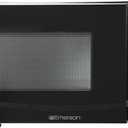 Emerson MW9255B Countertop Microwave Oven, 6 Pre-Programmed Settings, Removable Glass Turntable and Child Safety Lock, 0.9 Cu ft, 900W, Black