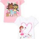 The Children's Place Boys' Birthday Dude Graphic Tee (5T, Girl Painting/Cat Flowers)