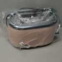 Mueller Retro Toaster 2 Slice with 7 Browning Levels and 3 Functions: Reheat, Defrost & Cancel, Stainless Steel Features, Removable Crumb Tray, Under Base Cord Storage, Pink