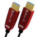 BlueAVS 8K HDMI 2.1 Fiber Optic Cable 15FT 48gbps 8K60Hz 4K120Hz Dynamic HDR eARC HDCP2.3 (RedHousing)