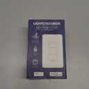 Smart Ceiling Fan Control and Light Dimmer Switch, Compatible with Alexa/Google Assistant/Smart Life, Neutral Wire Required, Single Pole Fan Light Switch, 2.4G Wi-Fi only, Timer, No Hub Required, 1PC